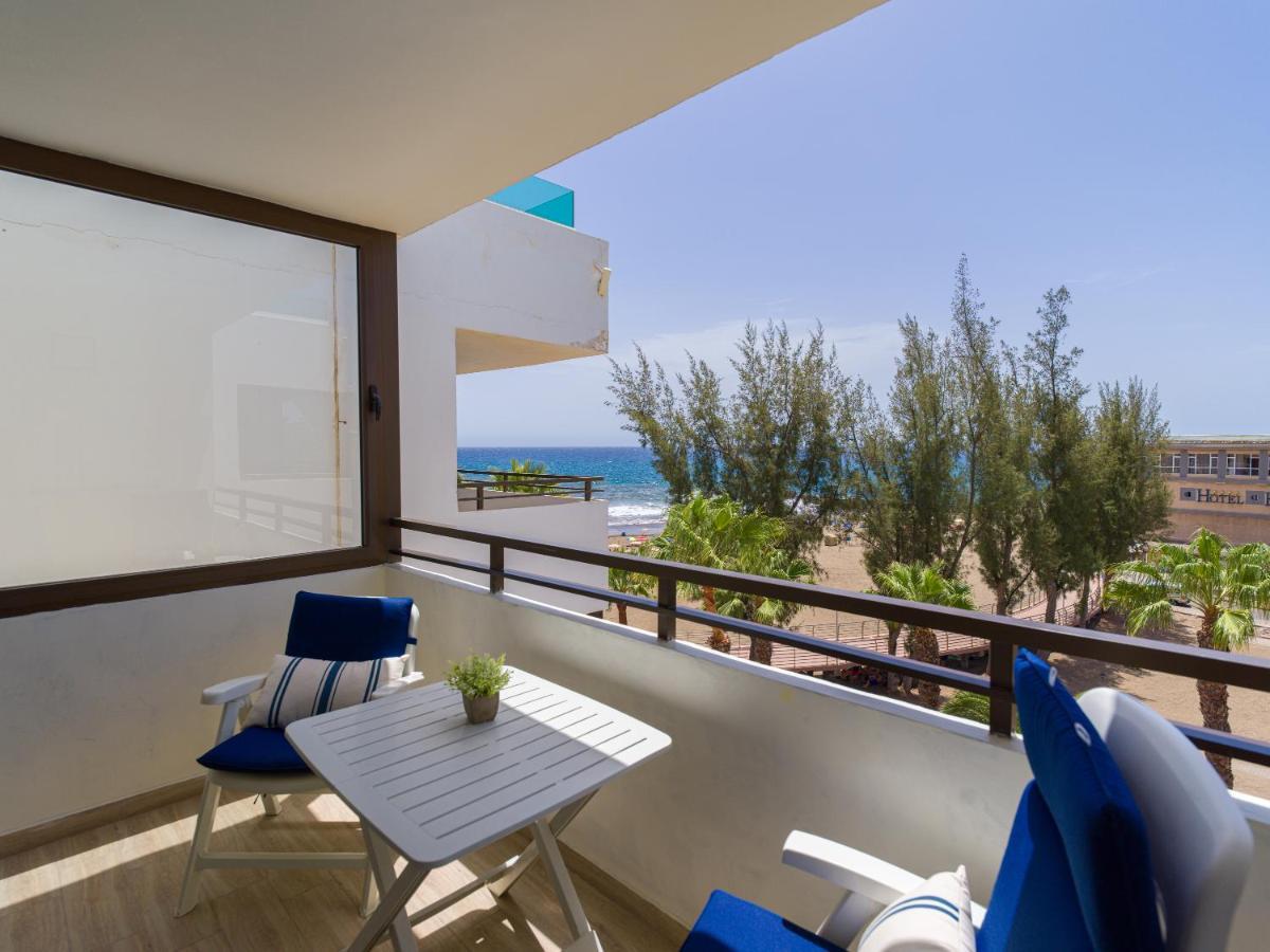 Precioso apartamento en 1ª línea de mar San Agustín Exterior foto